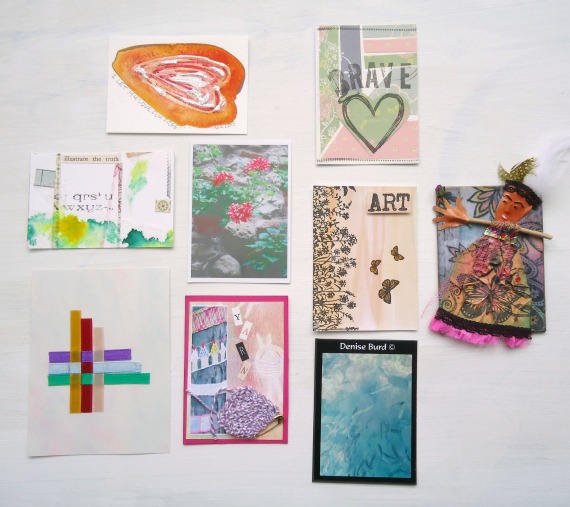 modflowers: artist trading cards