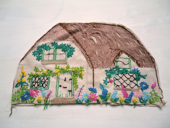 modflowers: embroidered cottage