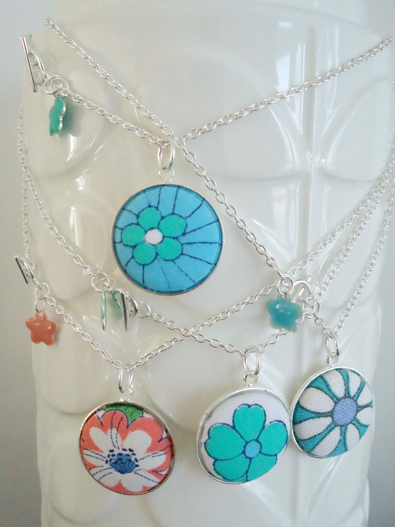 modflowers: silver pendants