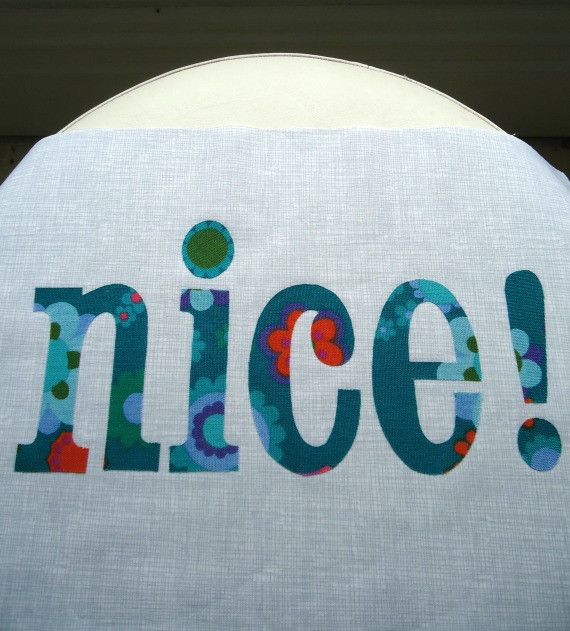 modflowers: nice! applique cushion in progress