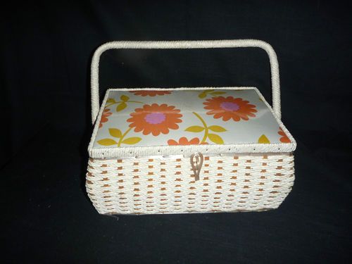 modflowers: vintage sewing basket