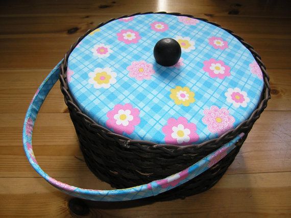 modflowers: vintage sewing basket