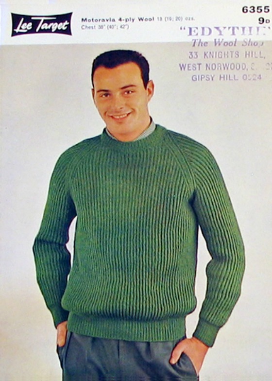 modflowers: vintage fisherman's rib jumper