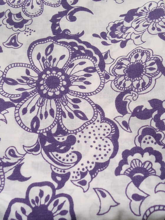 modflowers: purple vintage sheet