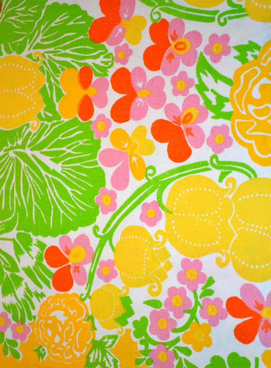 modflowers: scandi vintage fabric