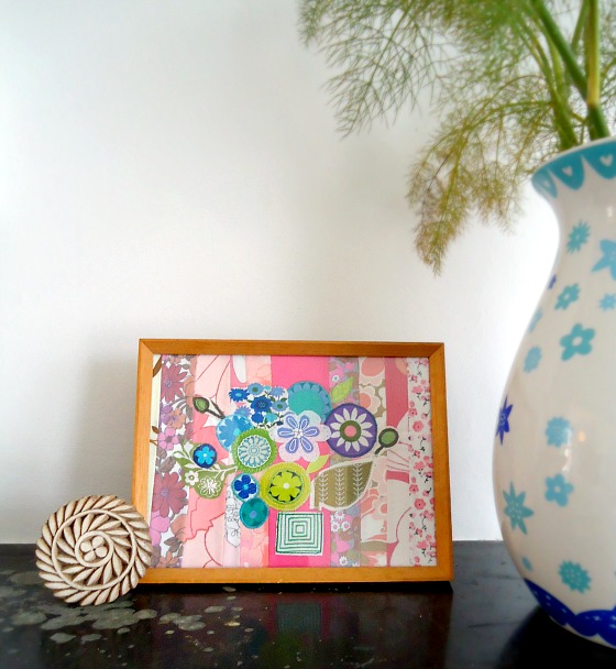 modflowers: stitchy flower vase picture