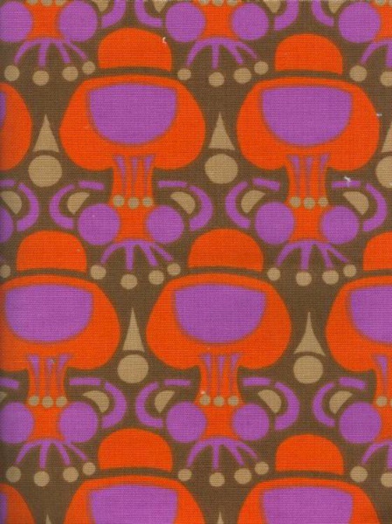 modflowers: Finnish vintage fabric designed by Helena Perheentupa 1968