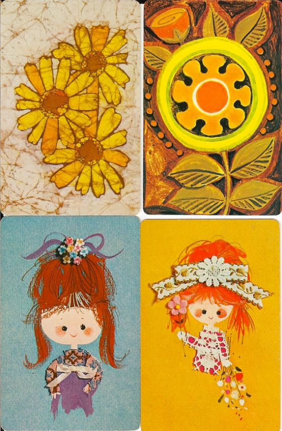 modflowers: vintage playing cards