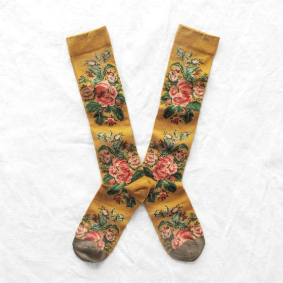 modflowers: honey bouquet socks by bonne maison