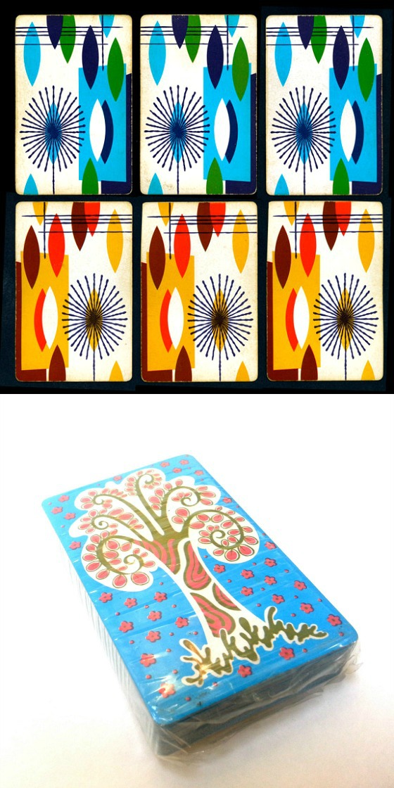 modflowers: vintage playing cards