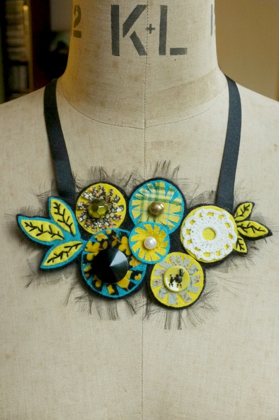 modflowers: handmade necklace by rachel ainley