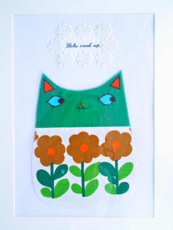 modflowers: appliqué cat picture