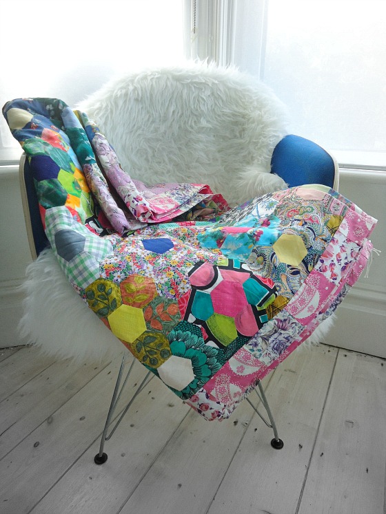 modflowers: vintage patchwork quilt