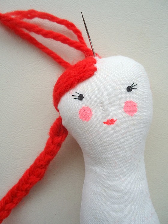 modflowers: doll with red hair