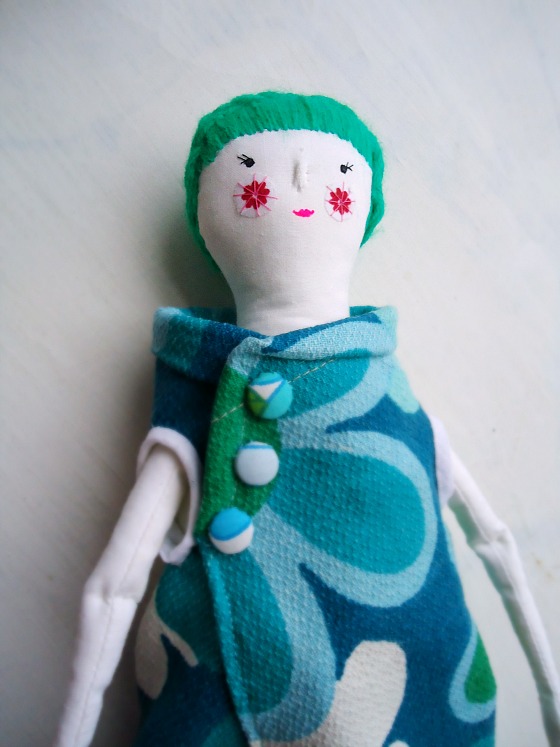 modflowers: doll with coat-dress