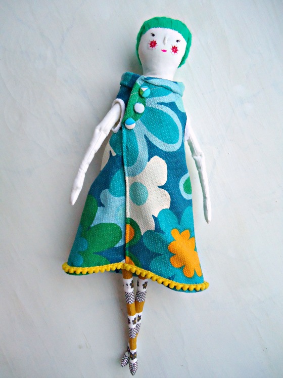 modflowers: doll with coat-dress