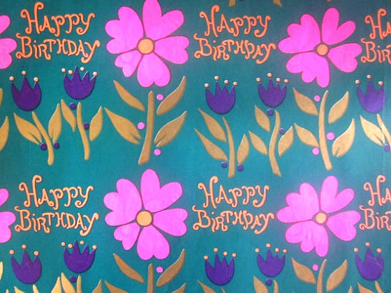 modflowers: vintage giftwrap