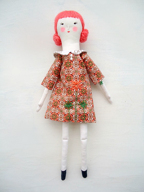 modflowers: handmade doll with tattoos