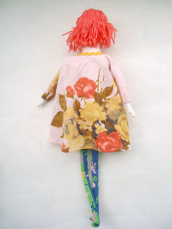 modflowers: dolly pink hair coat - back