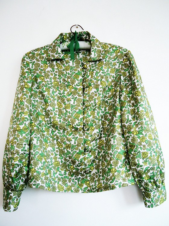 modflowers: vintage Tricel top