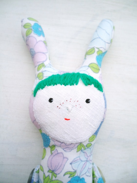 modflowers doll: boy rabbit ears