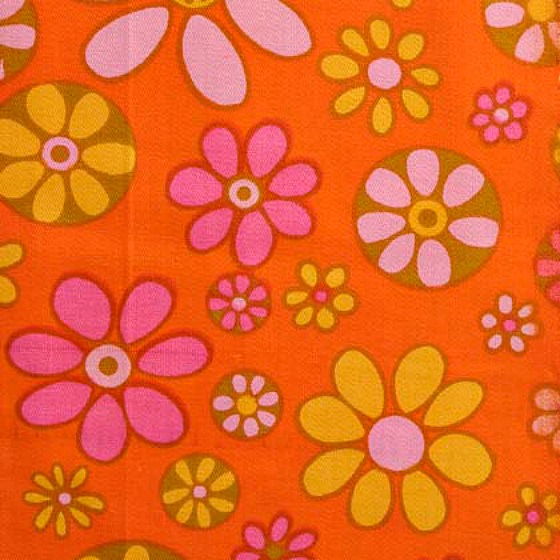 modflowers: vintage Finnish fabric by Raili Konttinen, 1964-66