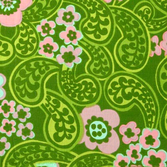 modflowers: vintage fabric designed by Raili Konttinen, 1967-69