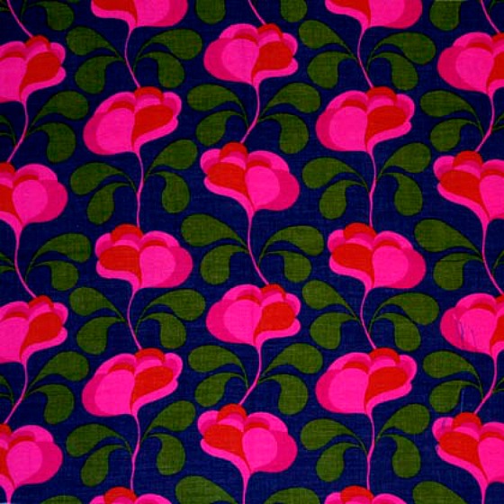 modflowers: vintage Finnish fabric designed by Juhani Konttinen, 1964-66 