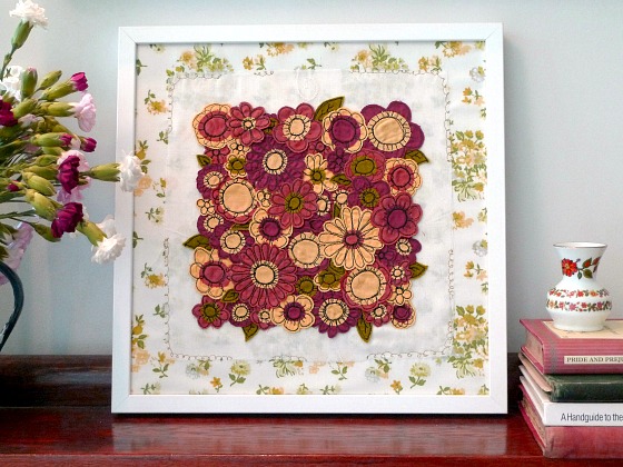 modflowers: applique by Anna Treliving