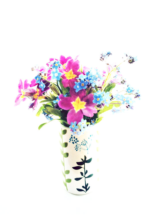 modflowers: spring posy with forget-me-nots