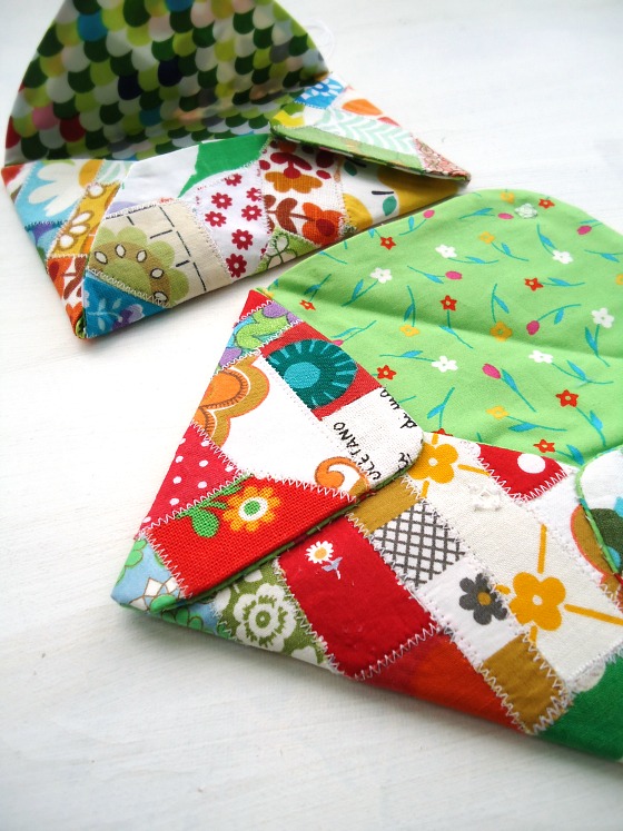 modflowers: vintage fabric envelope pouches