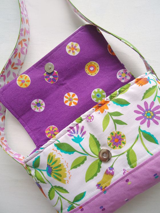 modflowers: bag in Sarah Campbell's fabrics