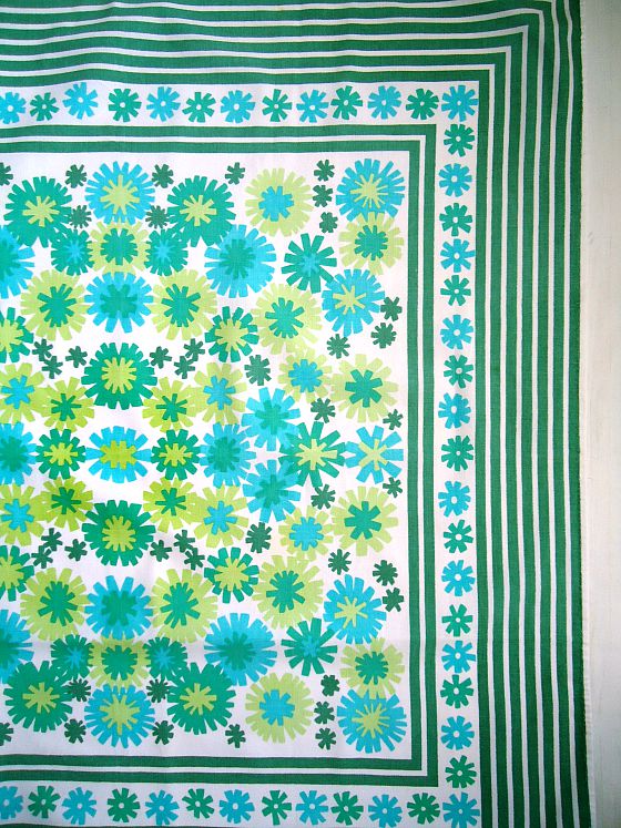 modflowers: vintage Swedish tablecloth