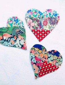 modflowers: patchwork hearts