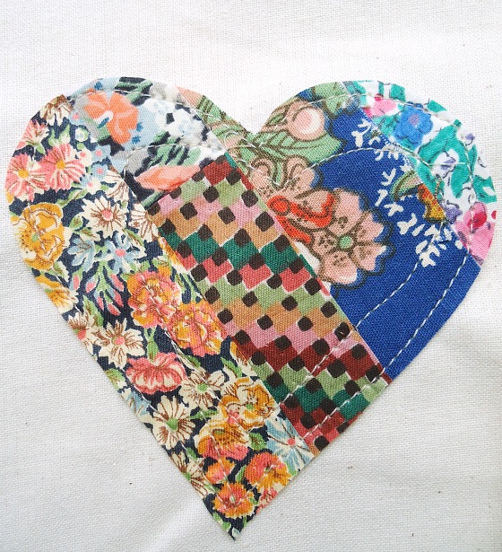 modflowers: patchwork hearts