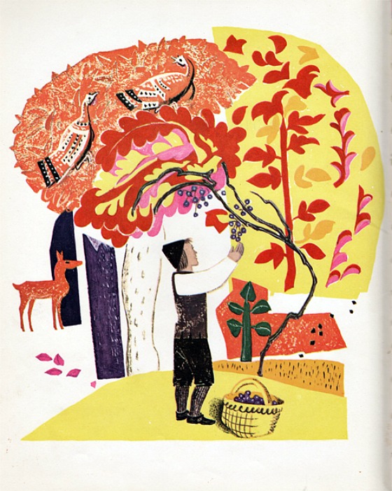 modflowers: illustration from The Thanksgiving Story; via My Vintage Avenue