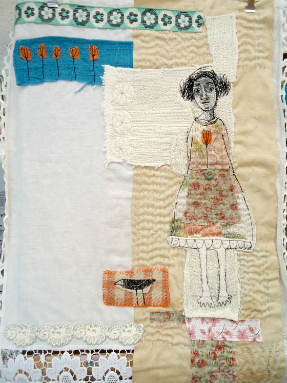 modflowers: textile art by mrs bertimus 