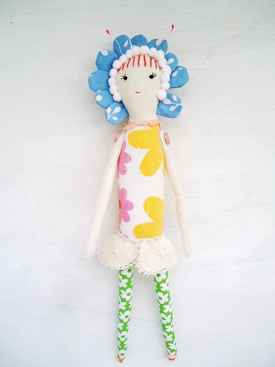 modflowers: cheeky flower doll 