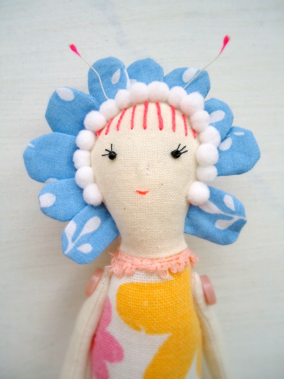 modflowers: cheeky flower doll 