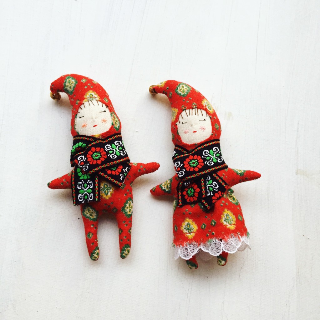 modflowers: Christmas pixie dolls