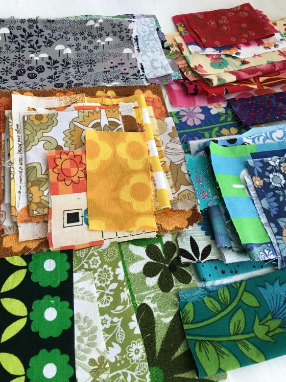 a revelation - modflowers: fabric scraps