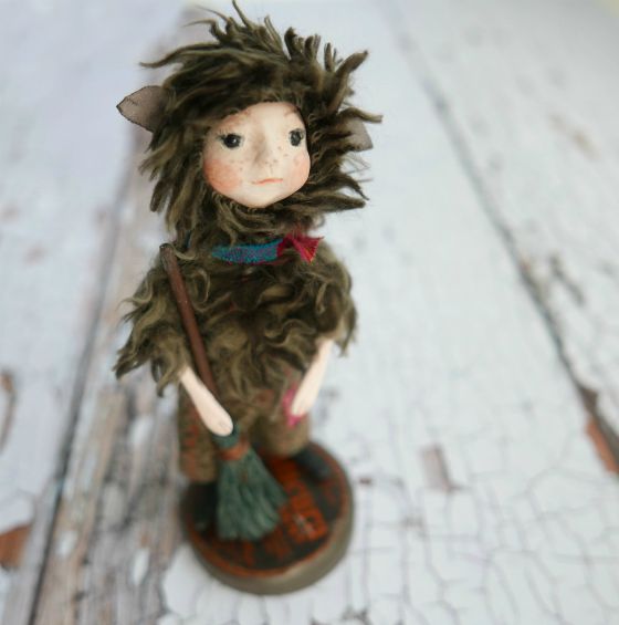 modflowers: spring cleaning lamb doll