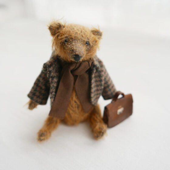 Schubert, a miniature artist bear