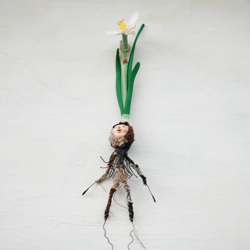 bulb boy in bloom: doll by modflowers