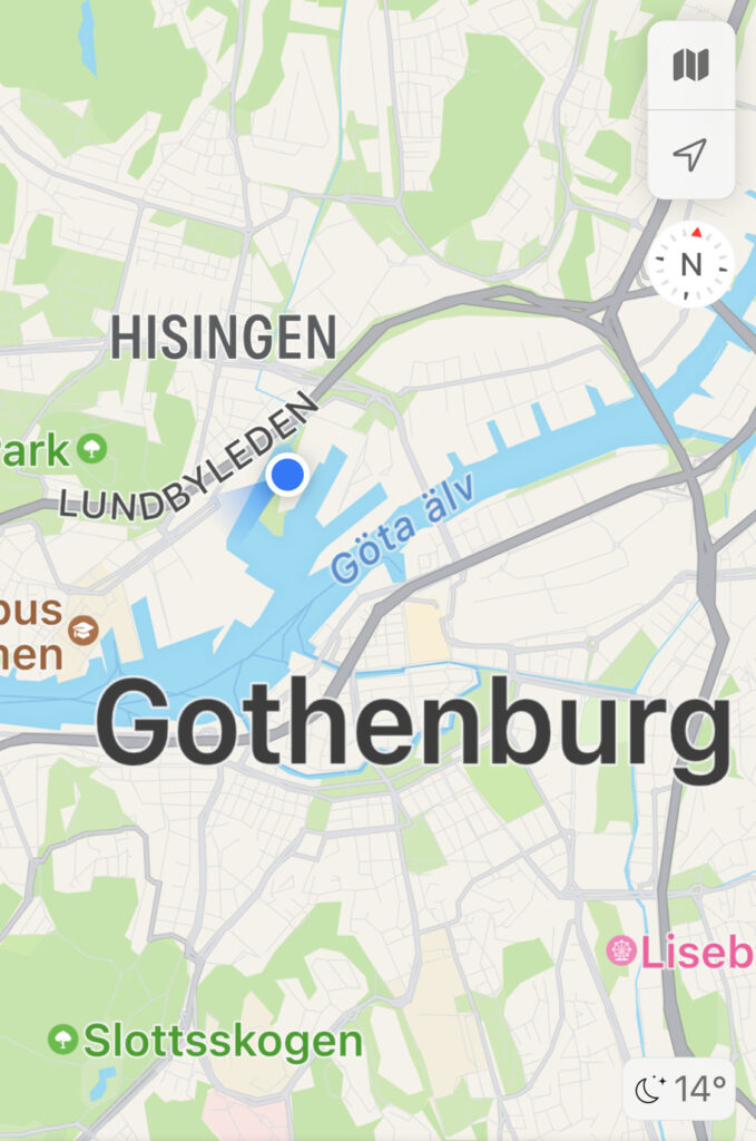 Gothenburg map